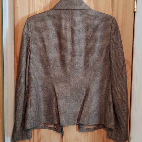 Jones NY timeless silk tweed jacket size 10 - Picture 4 of 5